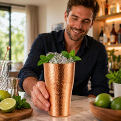 Smooth copper cup variant for daily use