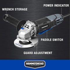 3 piece grinding wheel included with Hammerhead HAAG060