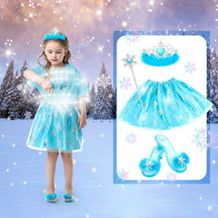 Three crowns and jewelry included in the dress up kit