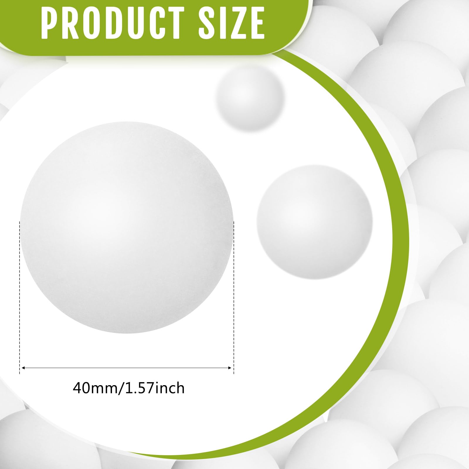 Hanaive table tennis ball white 100pack image 2