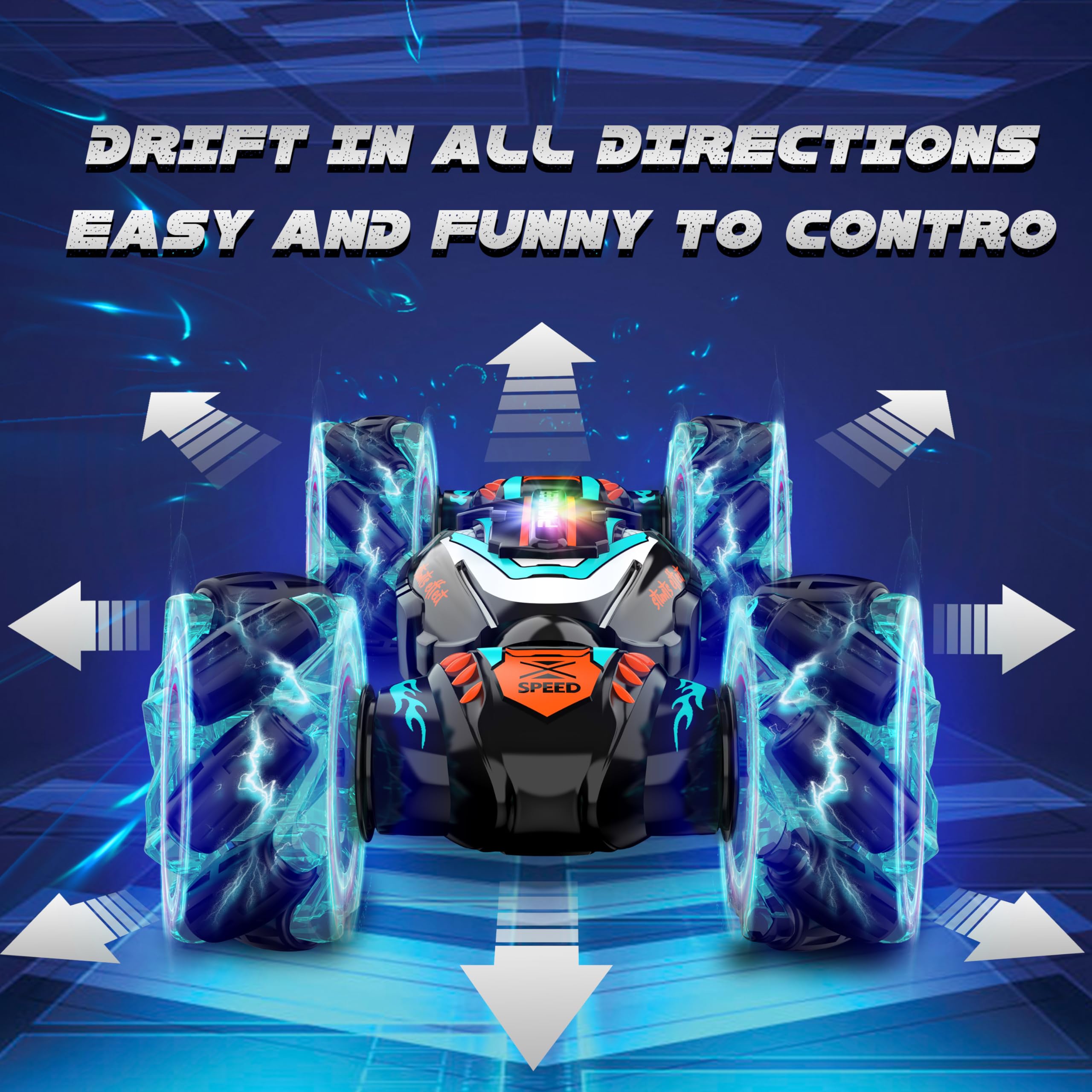Hand controlled RC car using gesture control