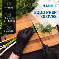 X Large Hand-E Touch nitrile medical gloves packaging