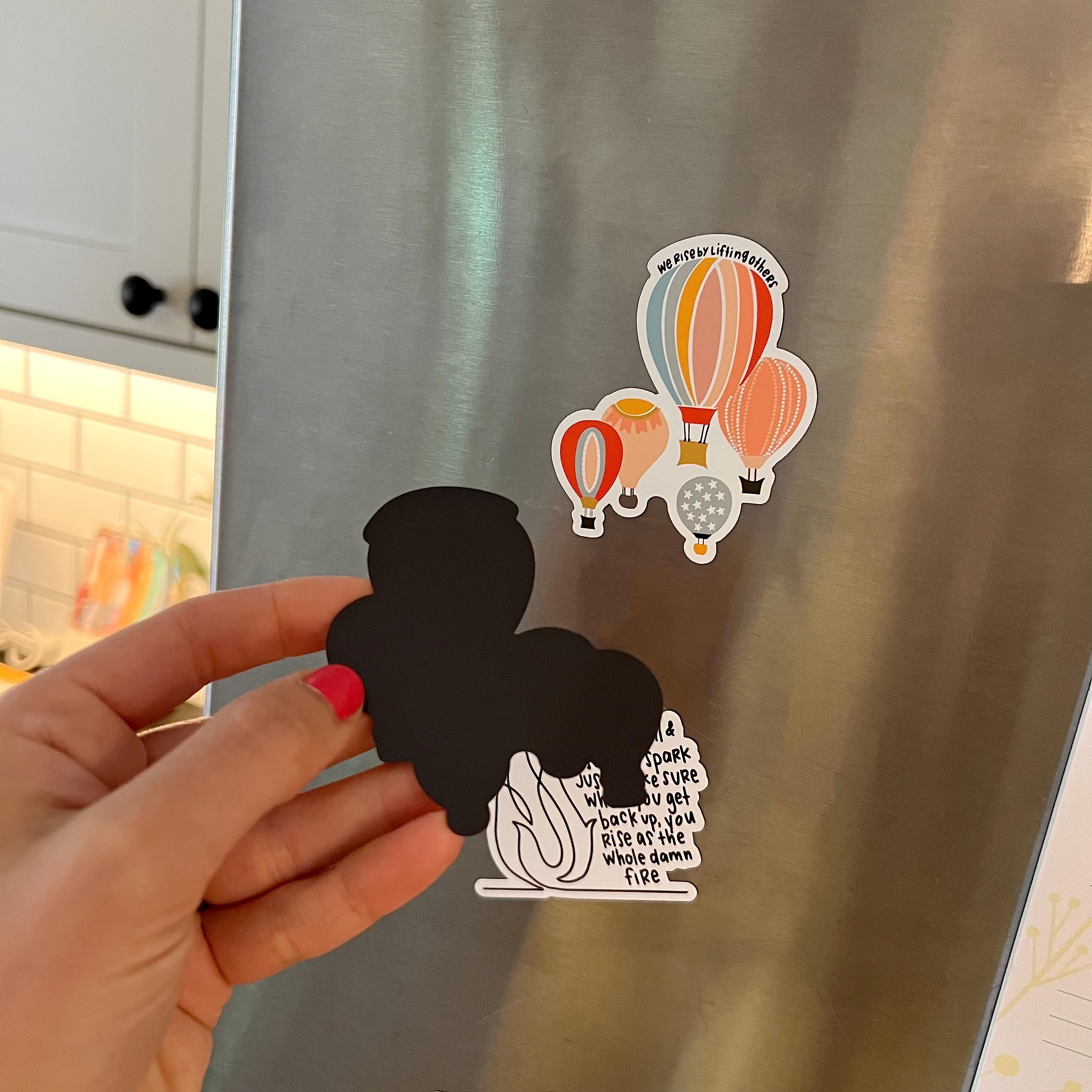 Handmade fridge magnet printed in the United States