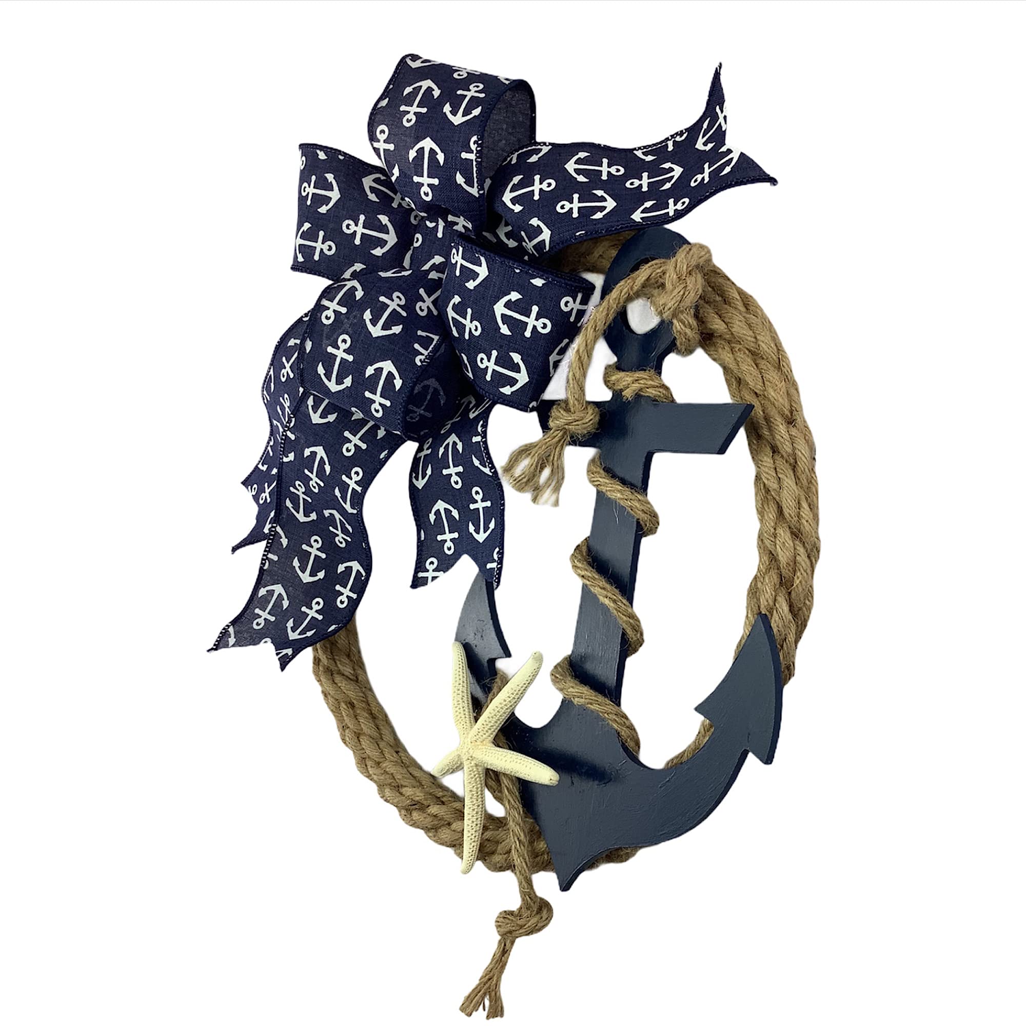 Nautical wreath suitable for front door or interior decor