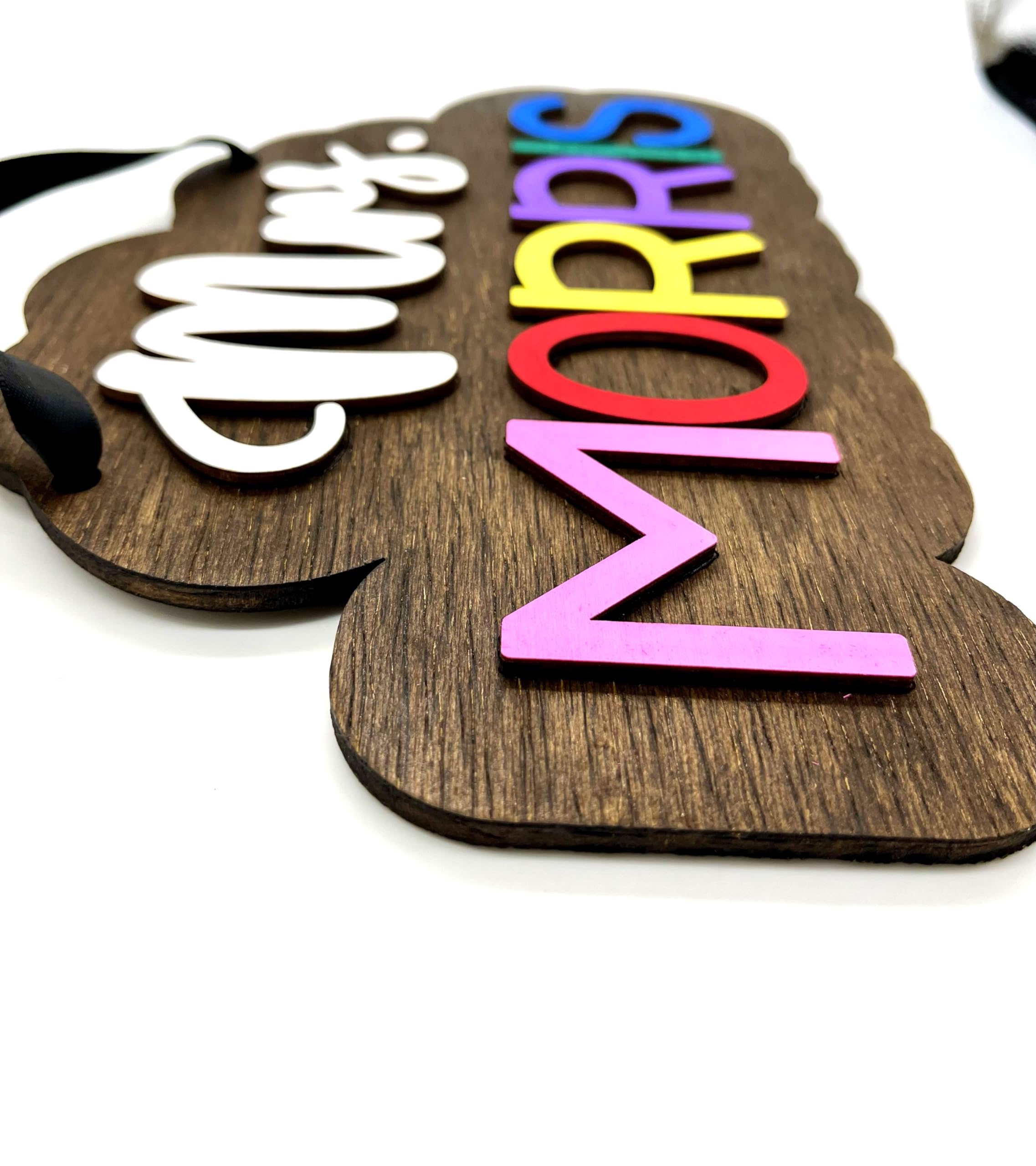 Sign dimensions 10 inches wide and 6.5 inches high