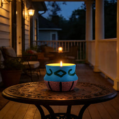 Pure natural citronella essential oil candle