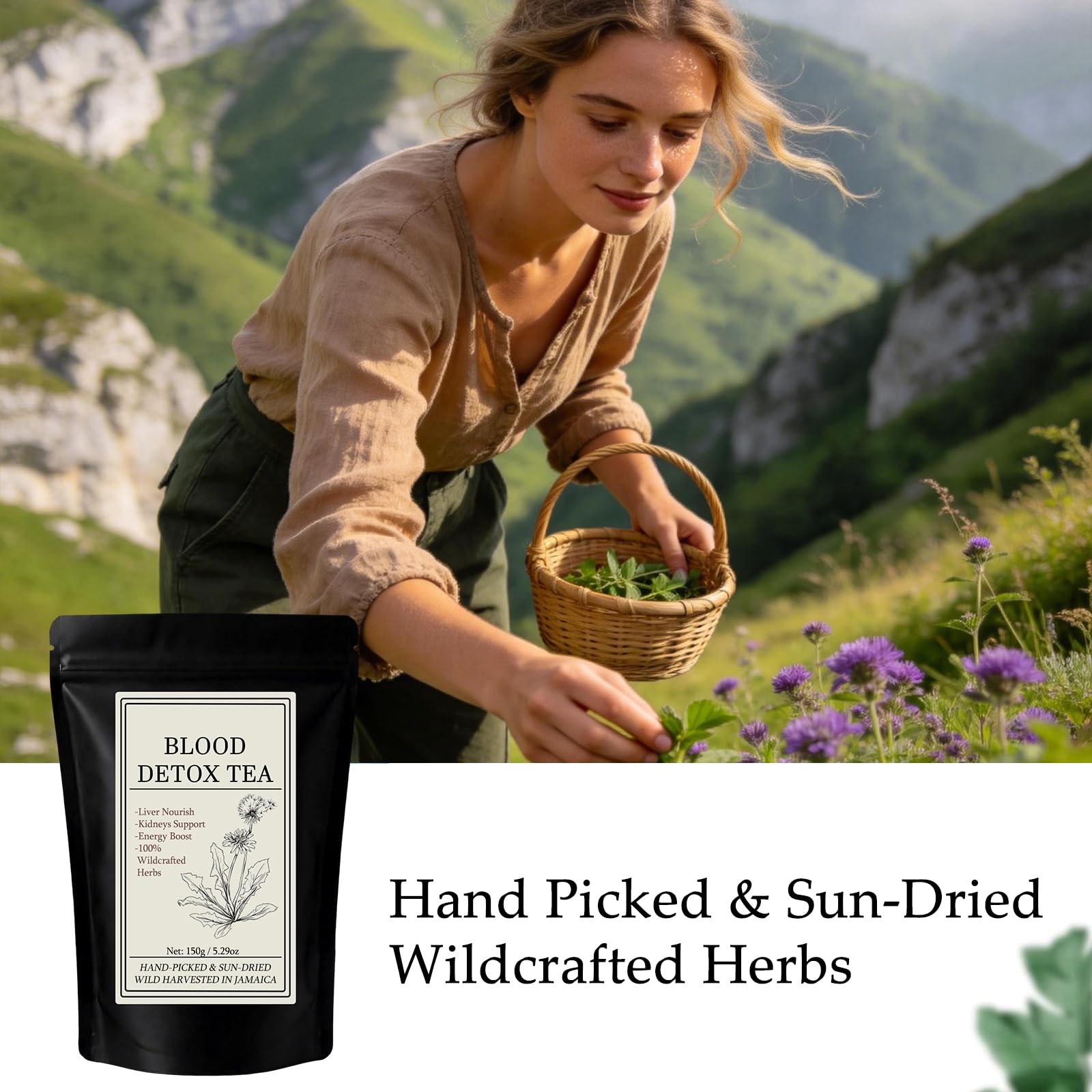 Hand picked sun dried herbs blend