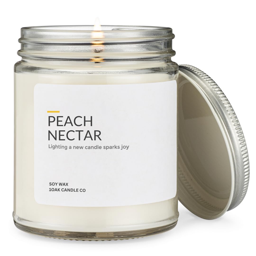 Premium gift box packaging for 1OAK Peach Candle