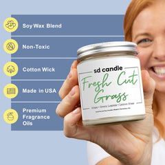Phthalate free Nitro Musk free soy candle packaging