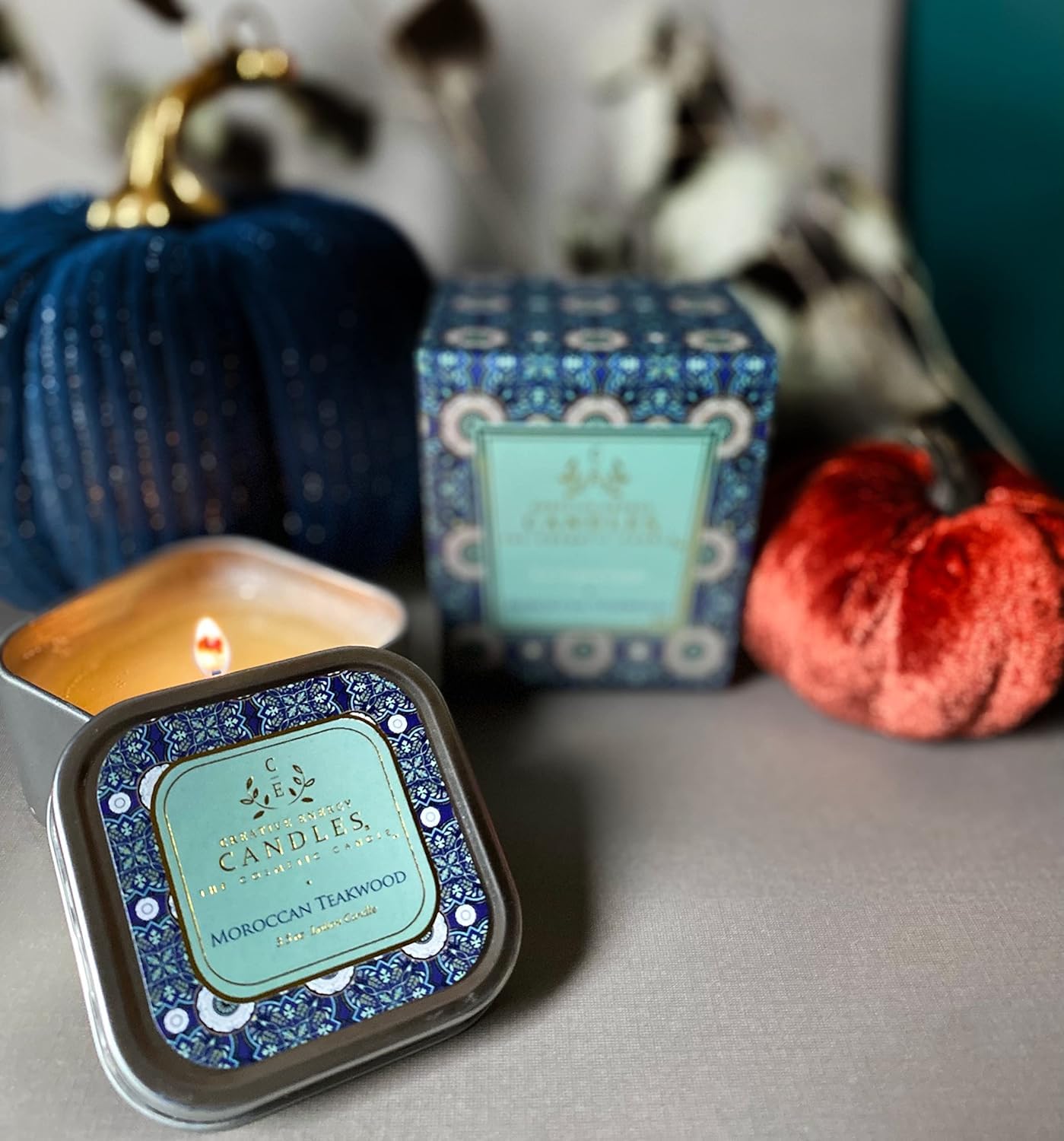 Glass jar candle reusable after burning by Creative Energy Candles