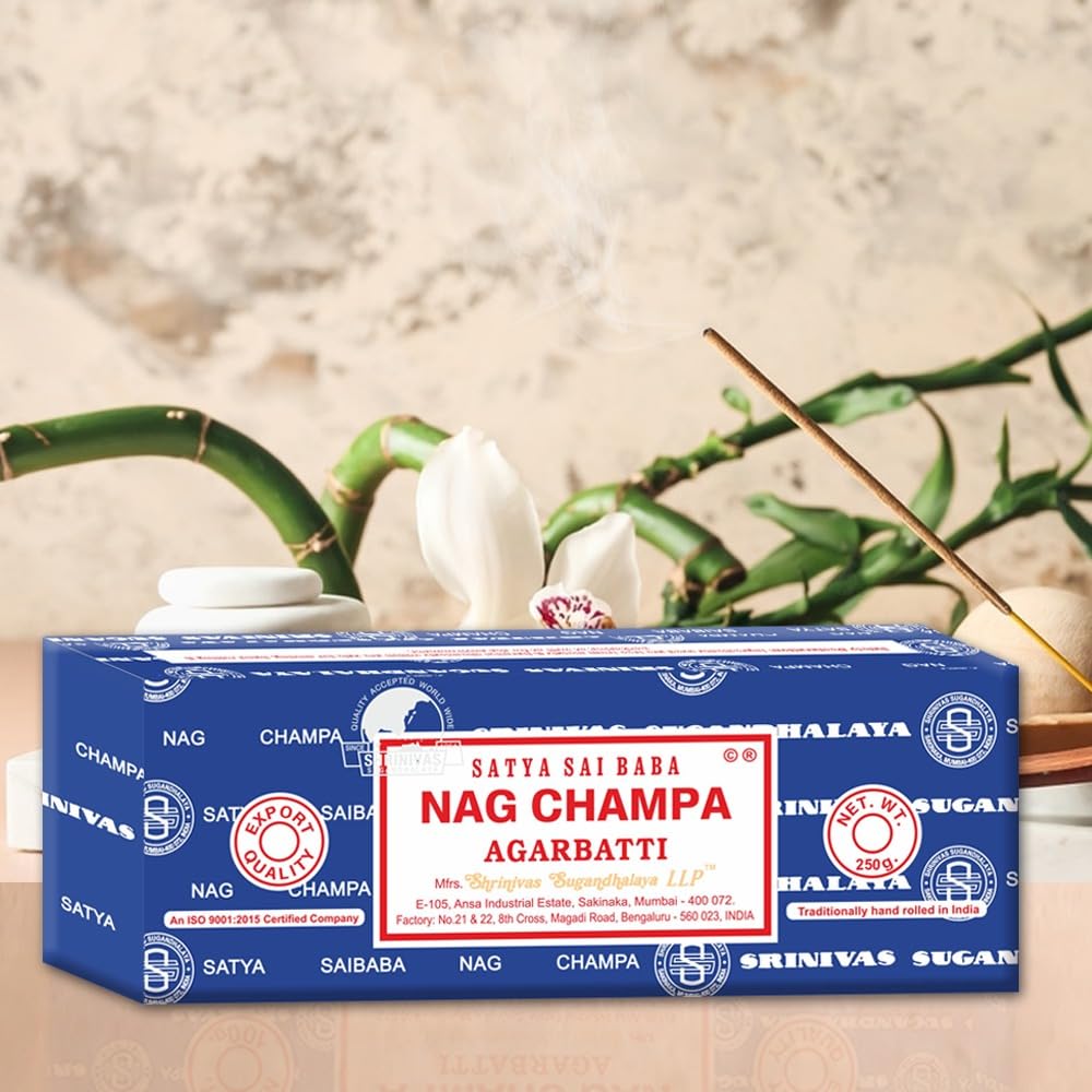 Hand rolled agarbatti Satya Sai Baba Nag Champa Nag Champa incense sticks