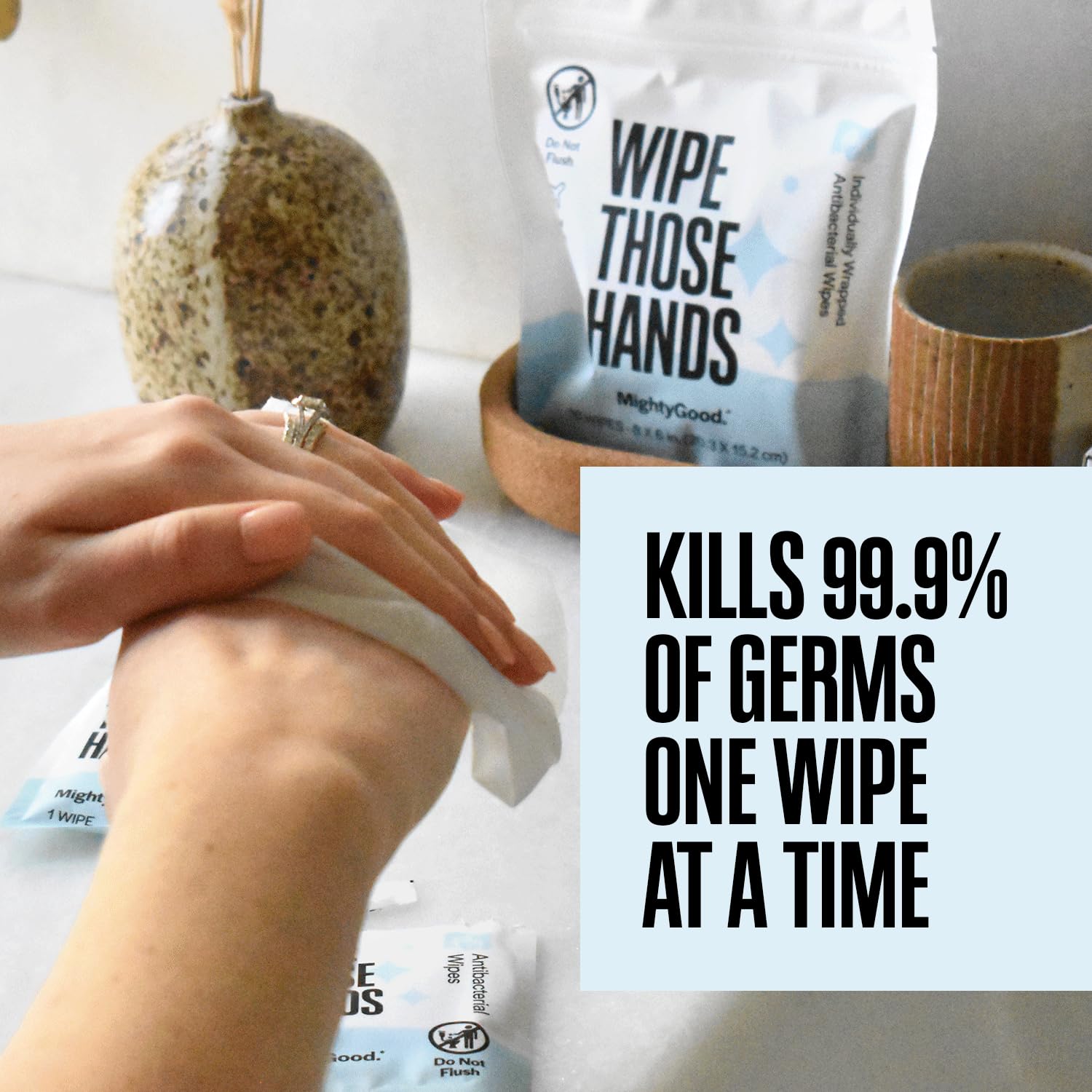 Fragrance-free wipes suitable for sensitive skin