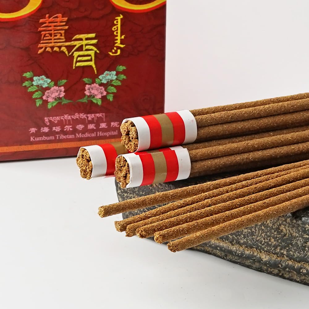 Handcrafted incense sticks 28 count from Kumbum Monastery