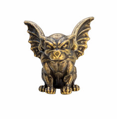 Handcrafted brass gargoyle miniature statue for collectors