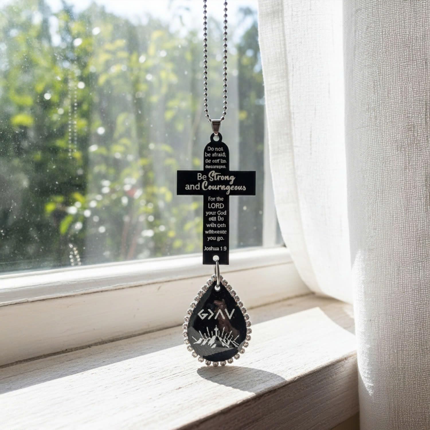 Meaningful religious gift cross ornament for men and women