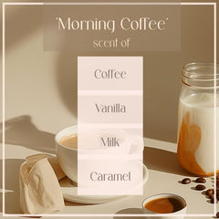 Recyclable glass jar Morning Coffee candle Seattle