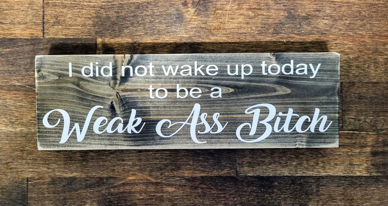 Wooden sign crafted in farmhouse style for cozy interiors