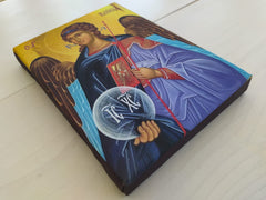 Archangel Raphael icon printed with archival inks
