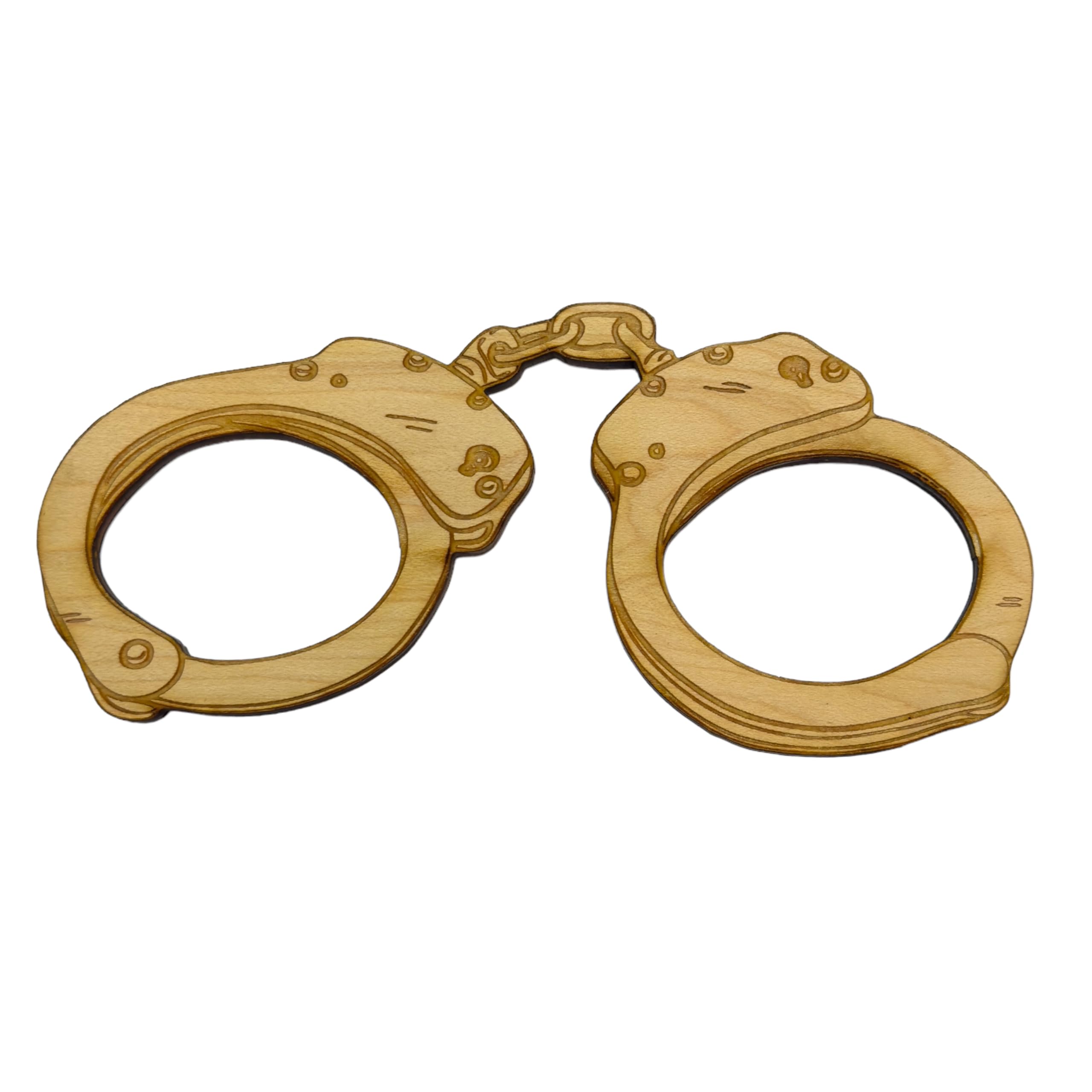 Maple ornament Handcuffs for Christmas tree