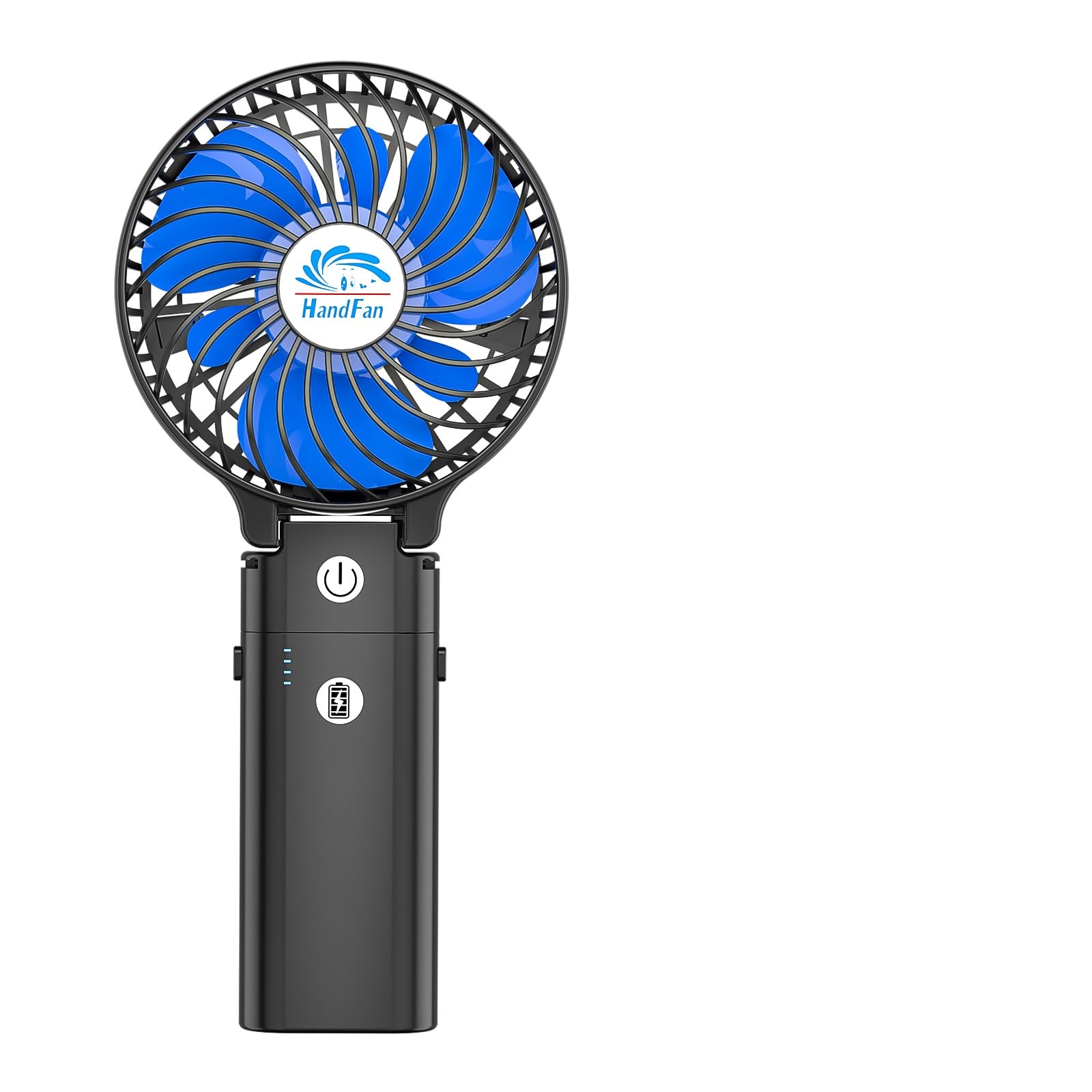 HandFan handheld fan black blue color design