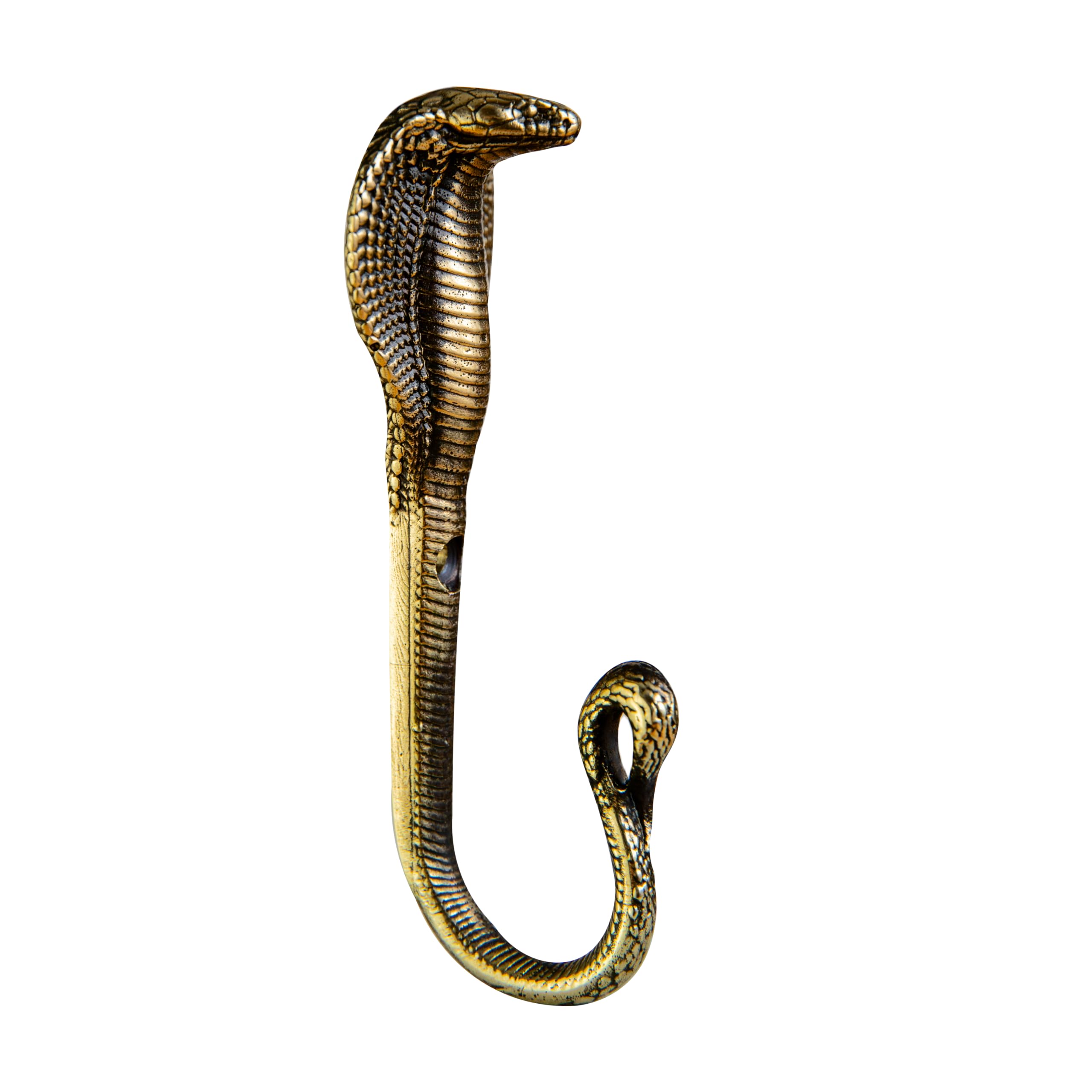 Brass wall hook with screws included