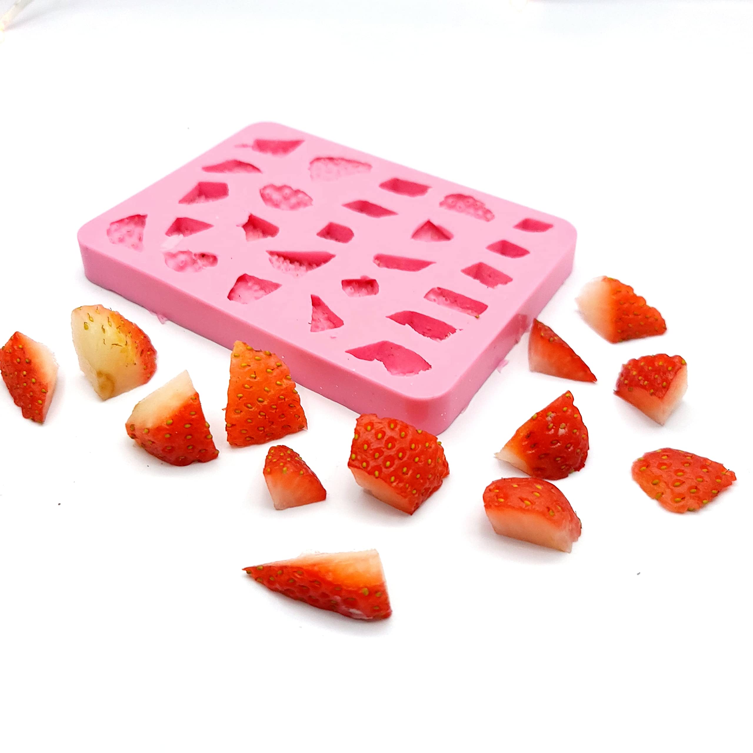 Handmade in Canada strawberry fruit silicone mold