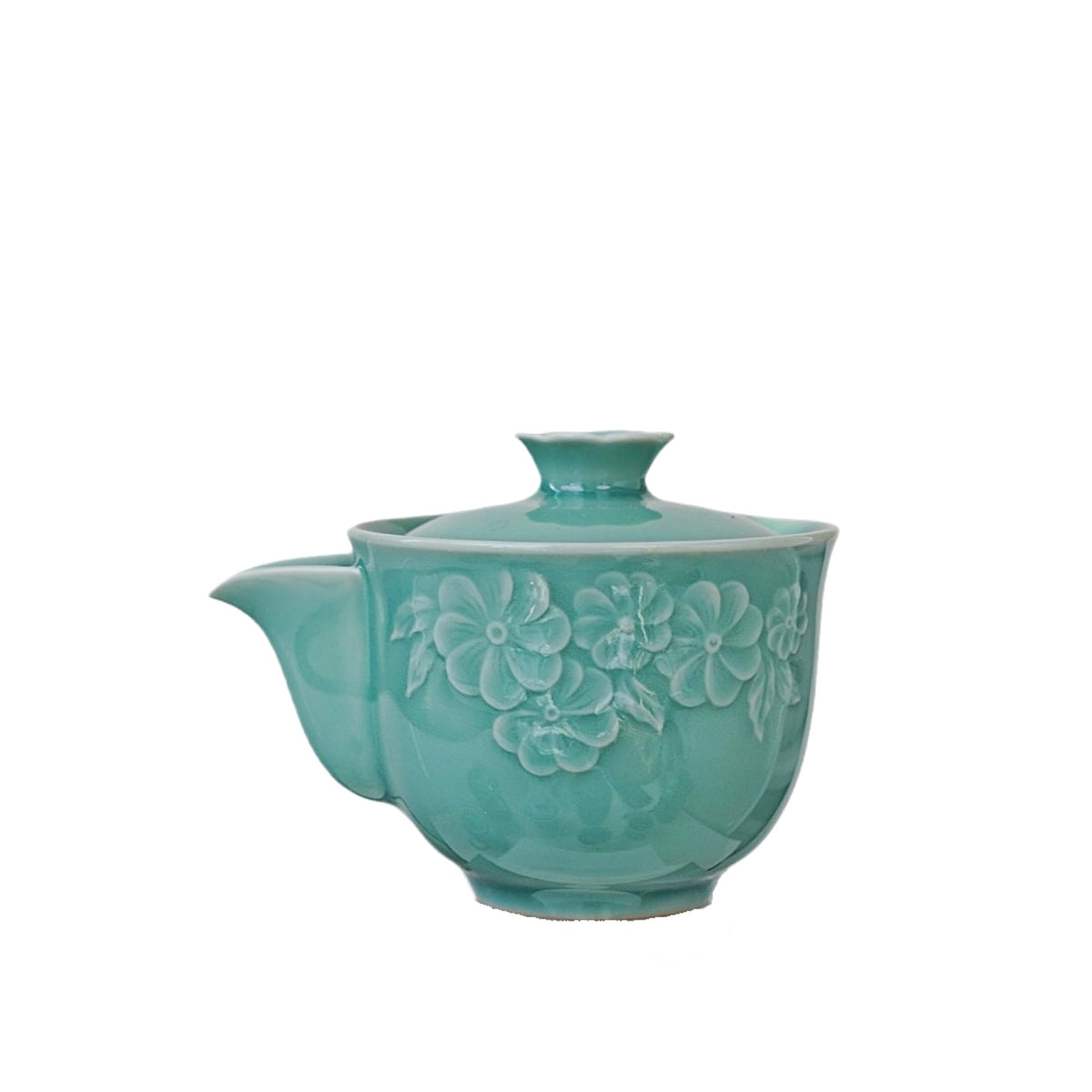 Handmade Celadon Gongfu Teapot 200ml with lid and strainer
