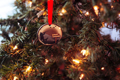One-side printed ornament back is plain white