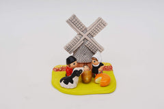 Hand-painted nativity by Peruvian artisans