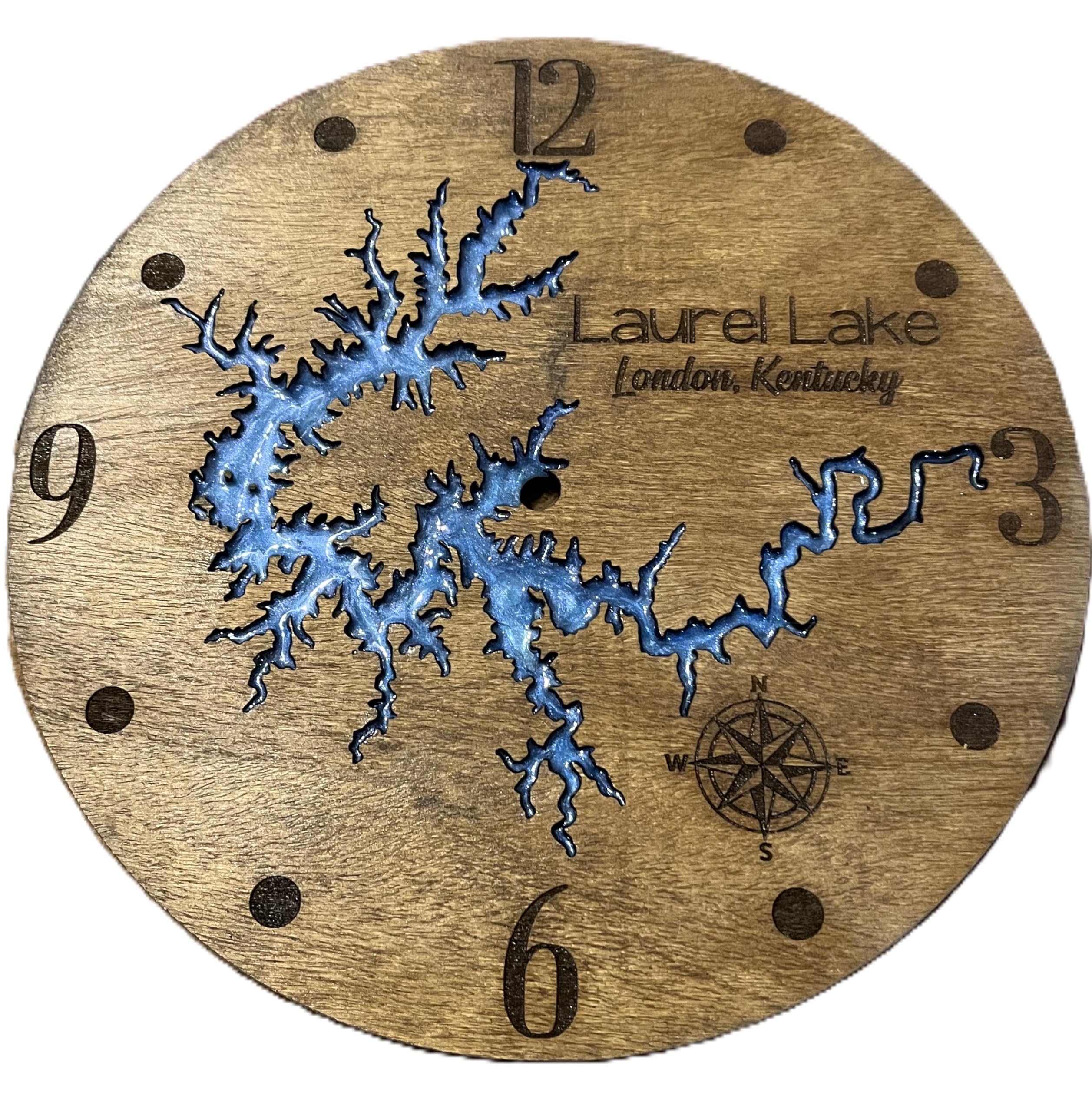Handmade clock by Sooner Tide Creations