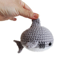 Shark stress ball handmade by Karina in California studio