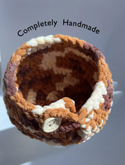 Handmade craft crochet coffee warmer protective cozy for Chemex