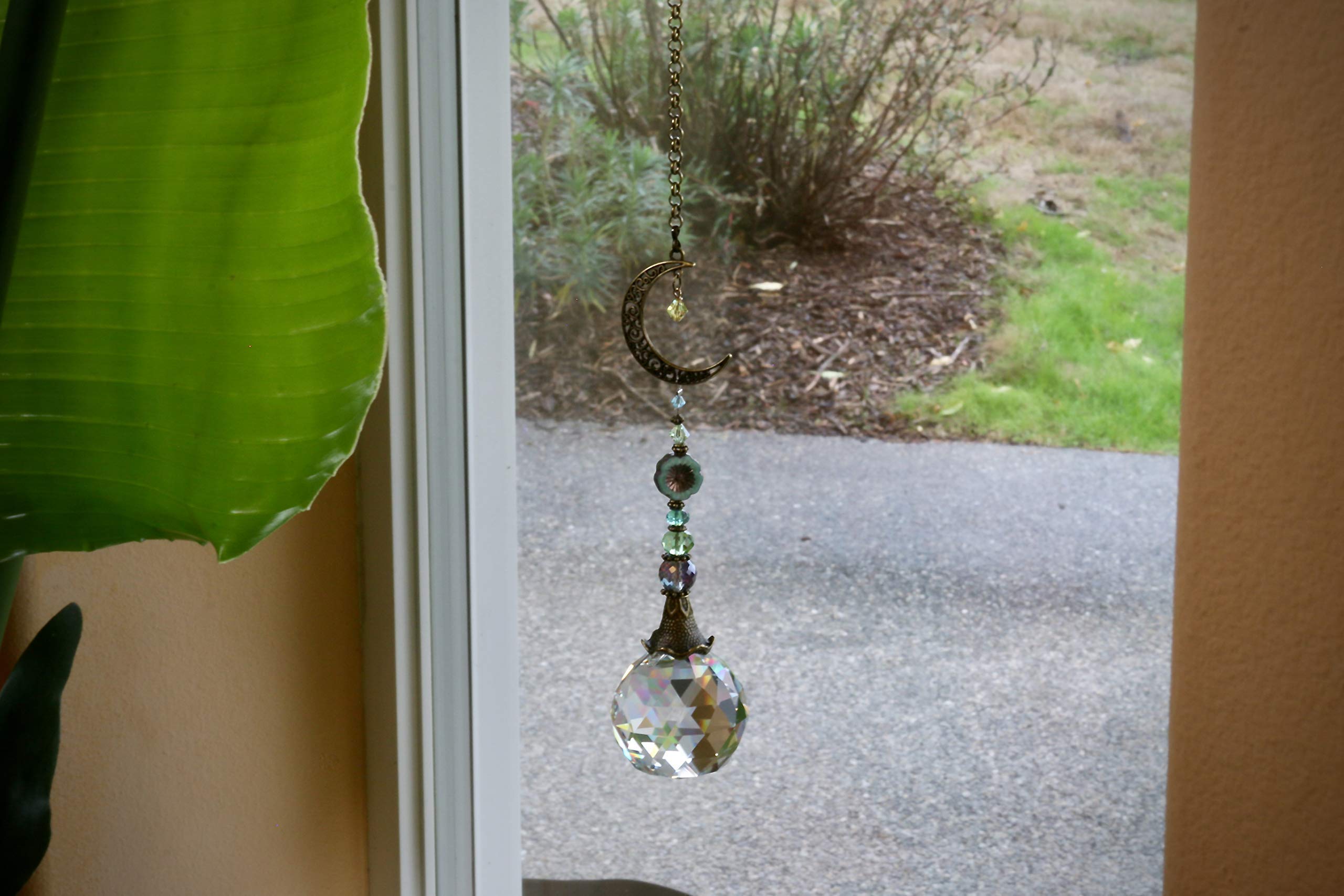 Handmade crystal sun catcher from 2 Dirty Birds Boutique