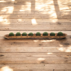 Farmhouse style wooden bowl not for food use
