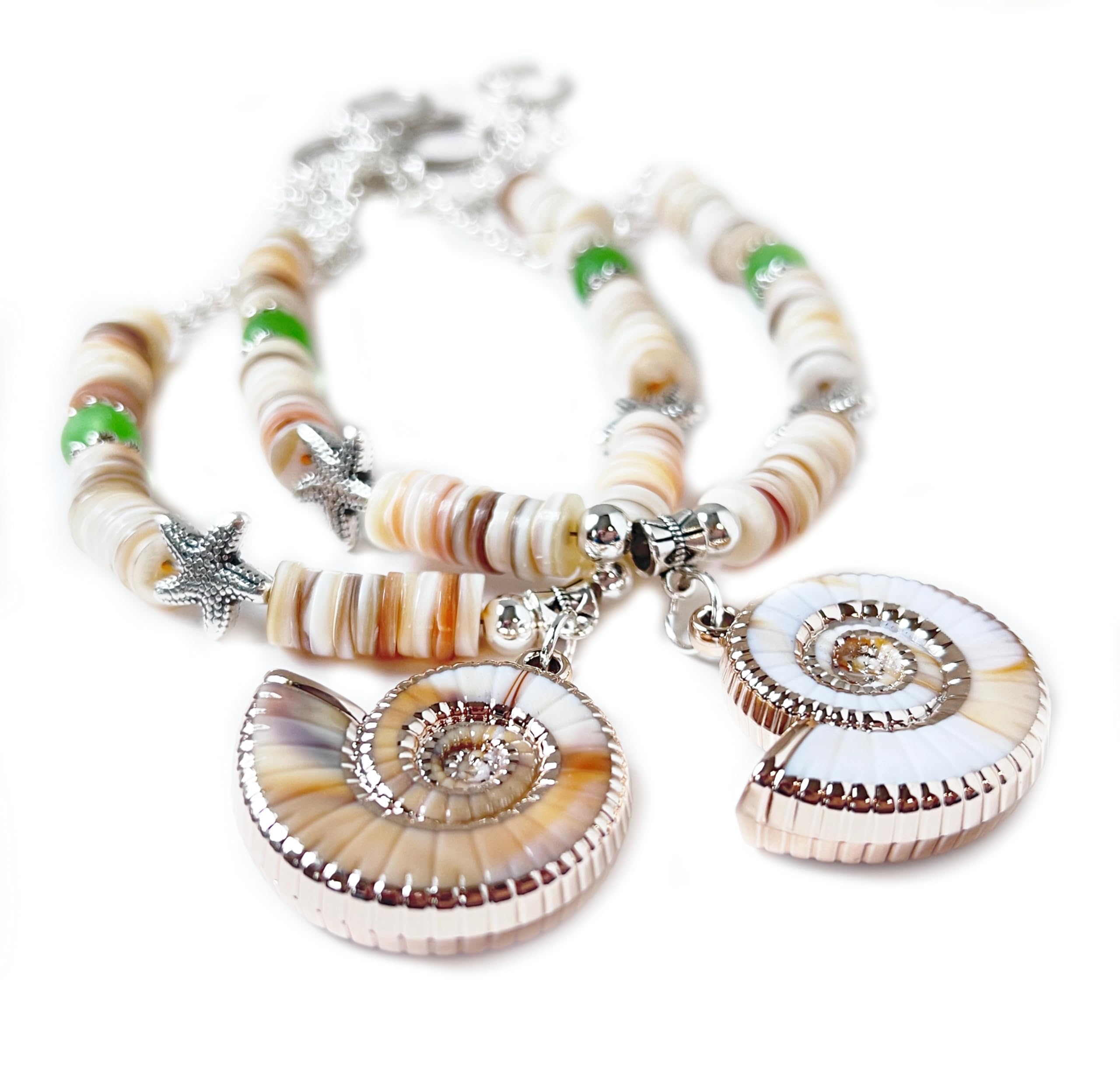 Seashore splendor curtain tie back with shell pendant