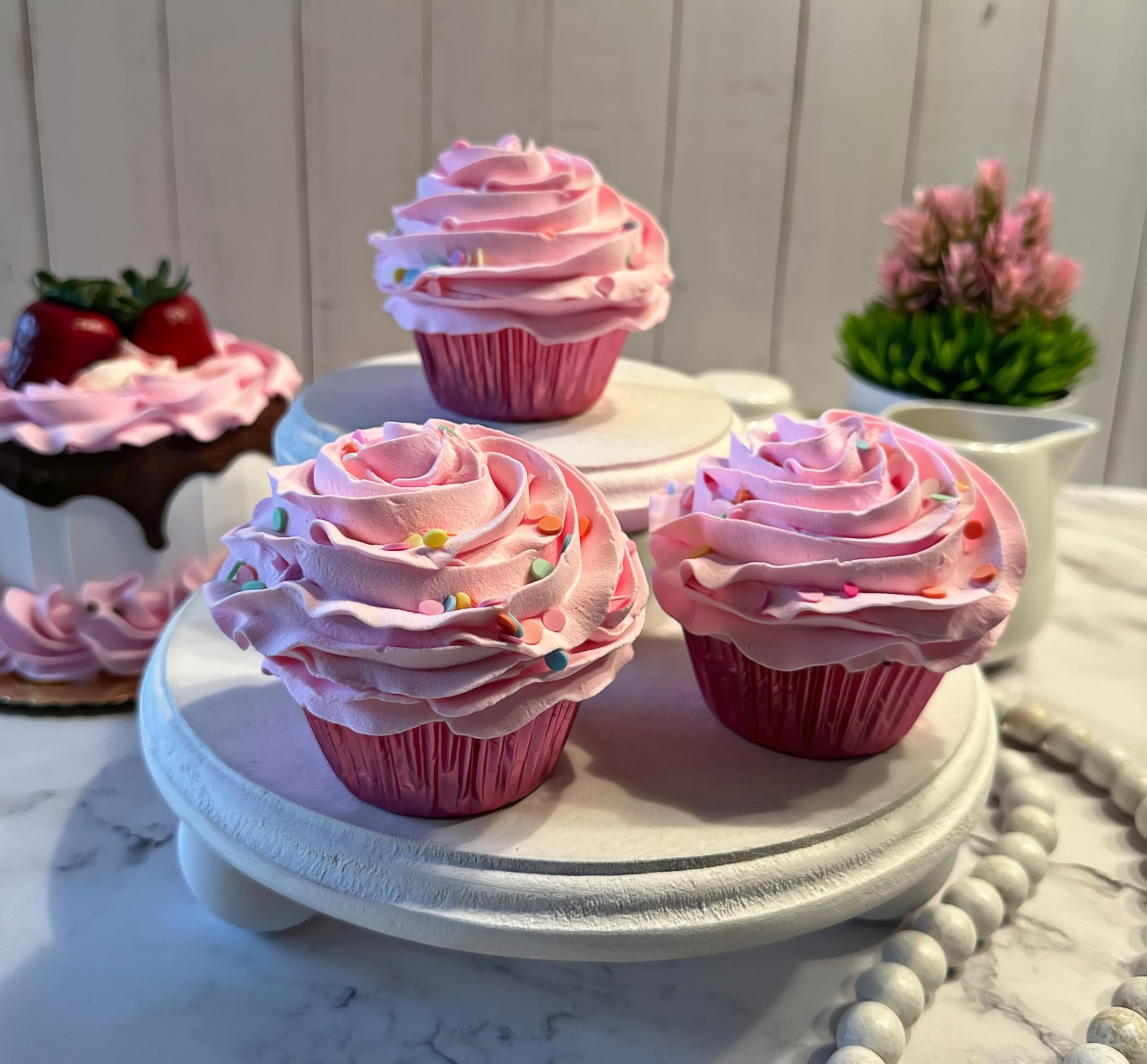 Handmade by Dezicakes fake cupcakes for display