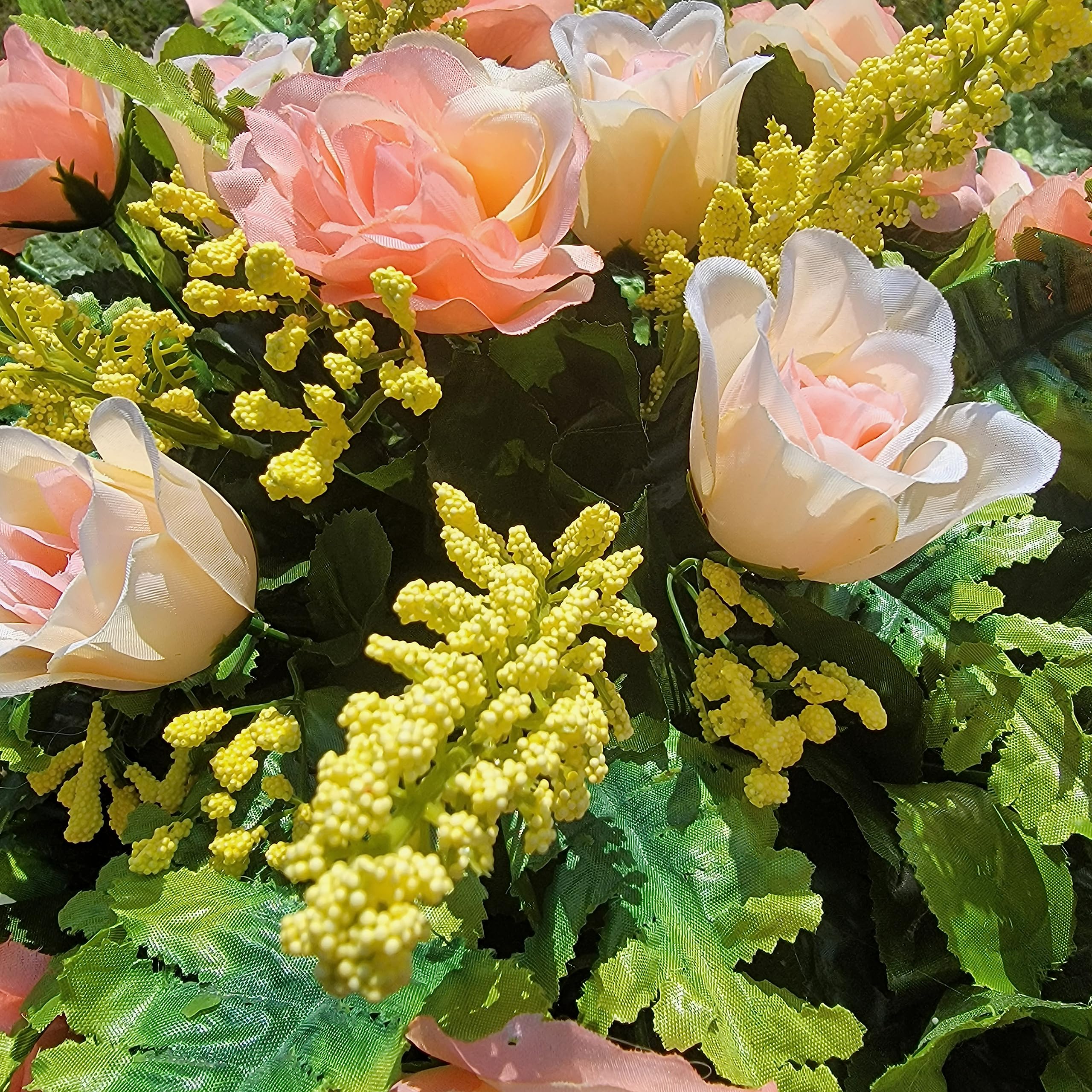 Handmade floral saddle crafted by floral designers