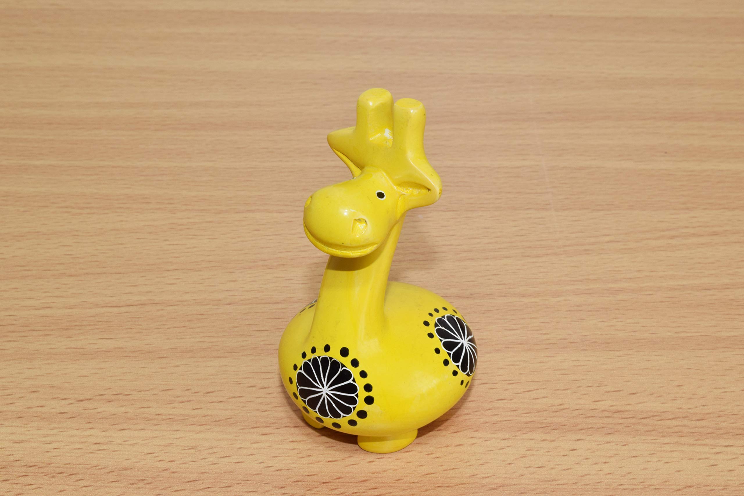 Soapstone giraffe figurine handmade from Africa