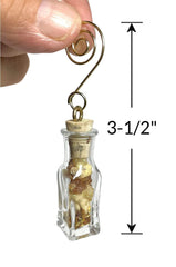 USA made handmade glass Christmas ornament