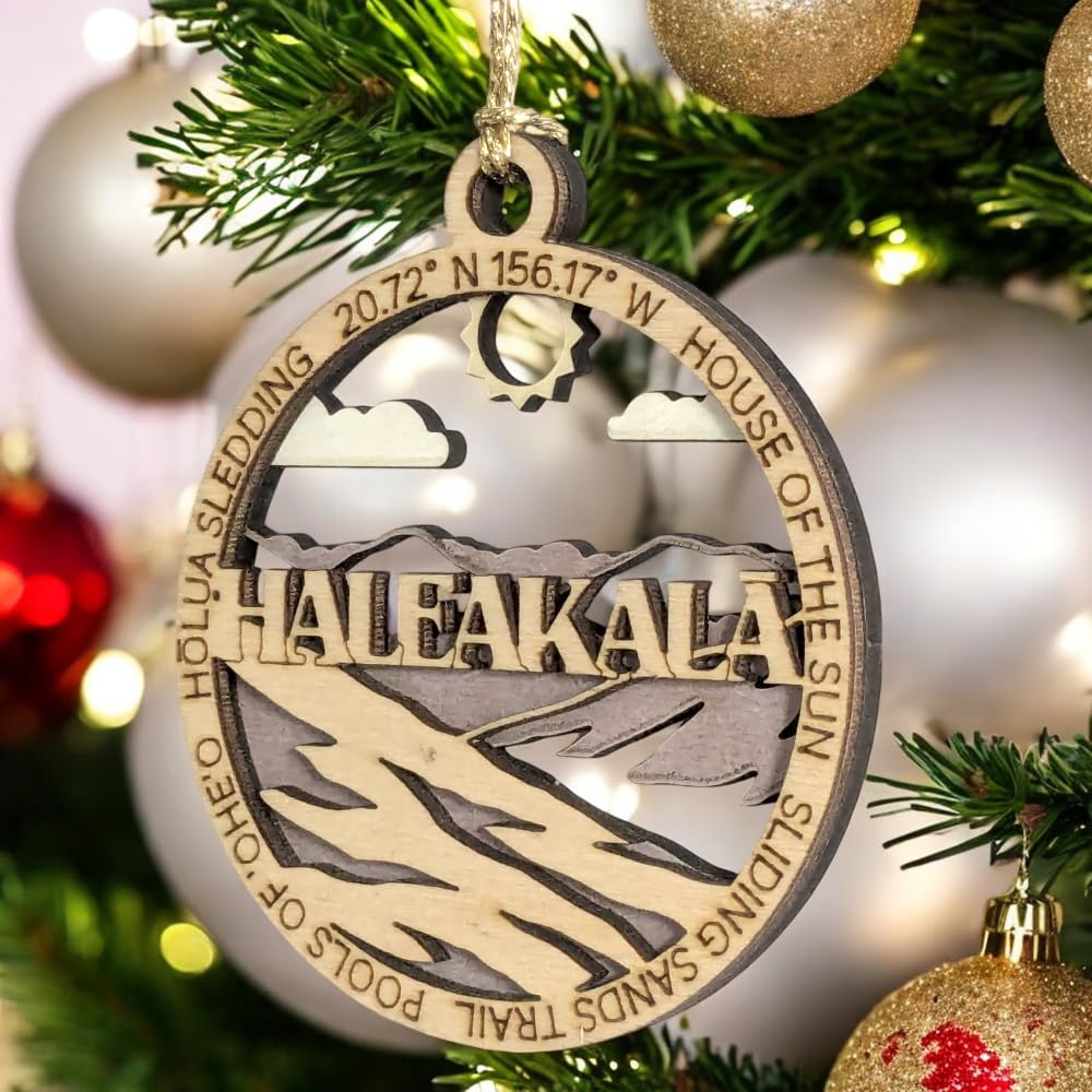 Handmade in Oregon USA Maui souvenir ornament