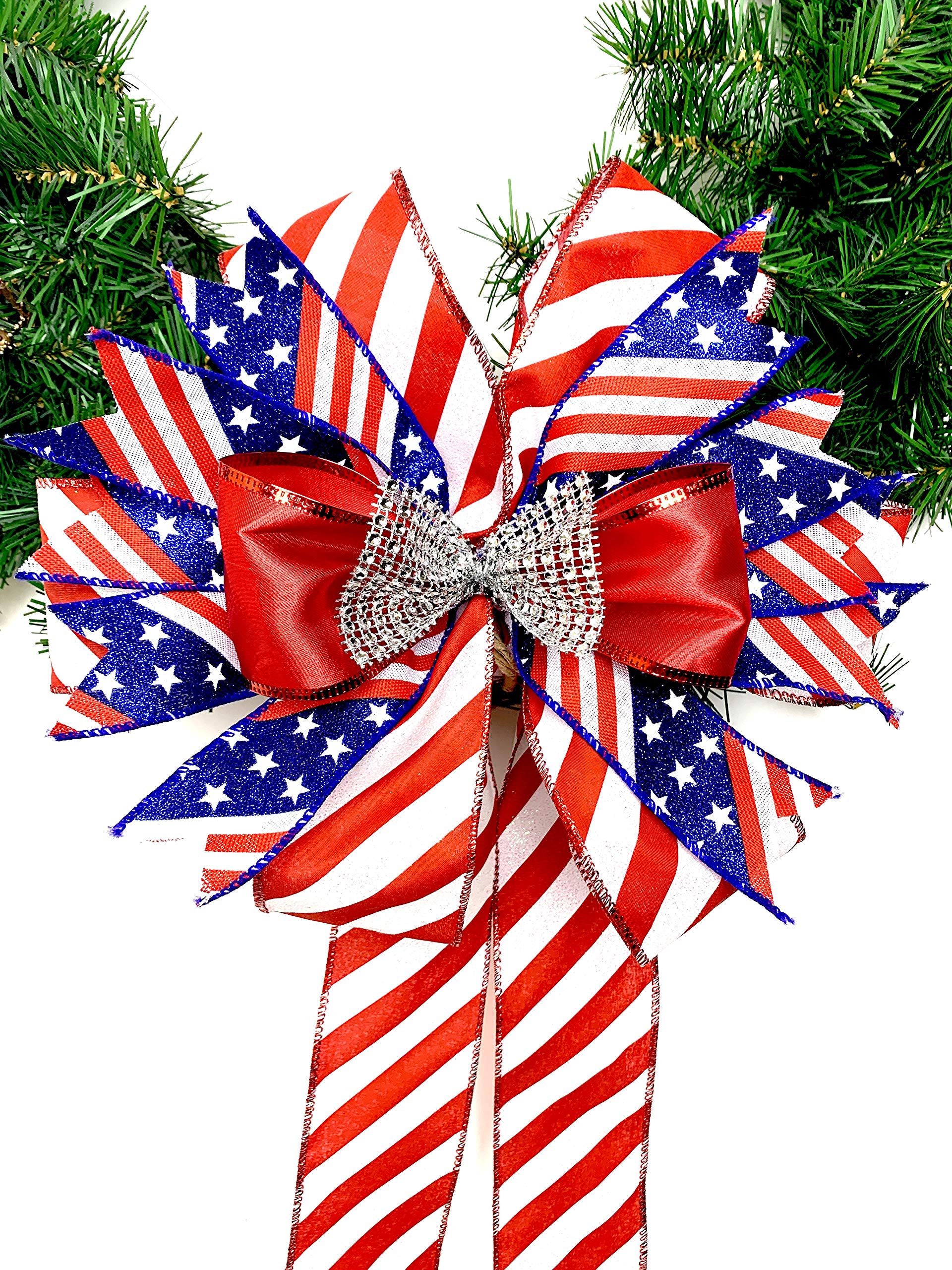 Handmade in USA bow packaged in a box for gifting and storage