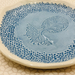 Artisan crafted USA pottery bowl hand signed by artist