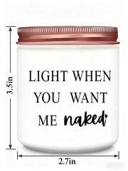 Lavender scented candle 7oz closeup label