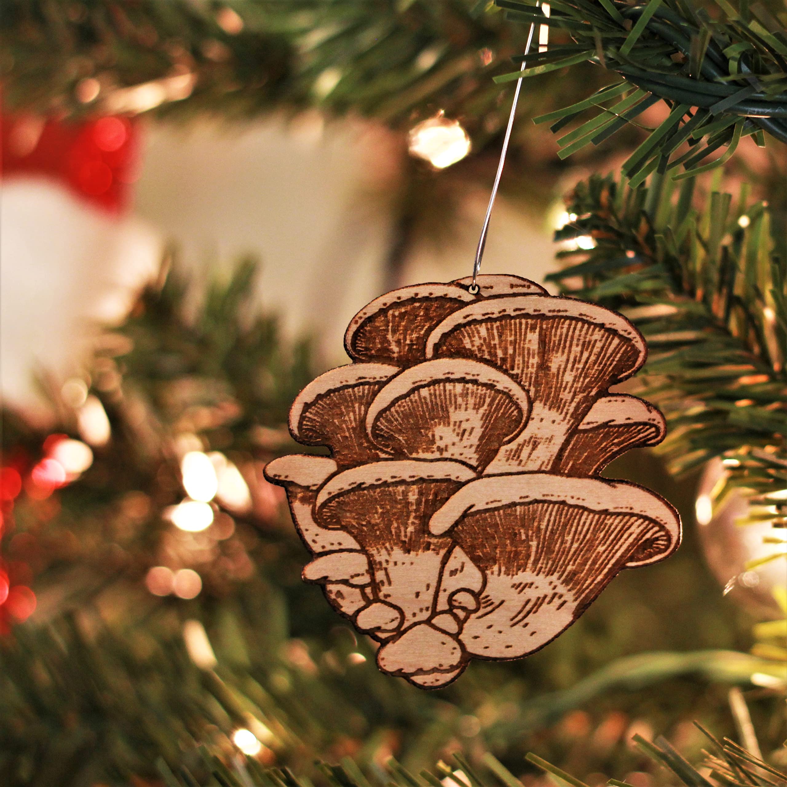 Portland studio handmade mushroom ornament pack