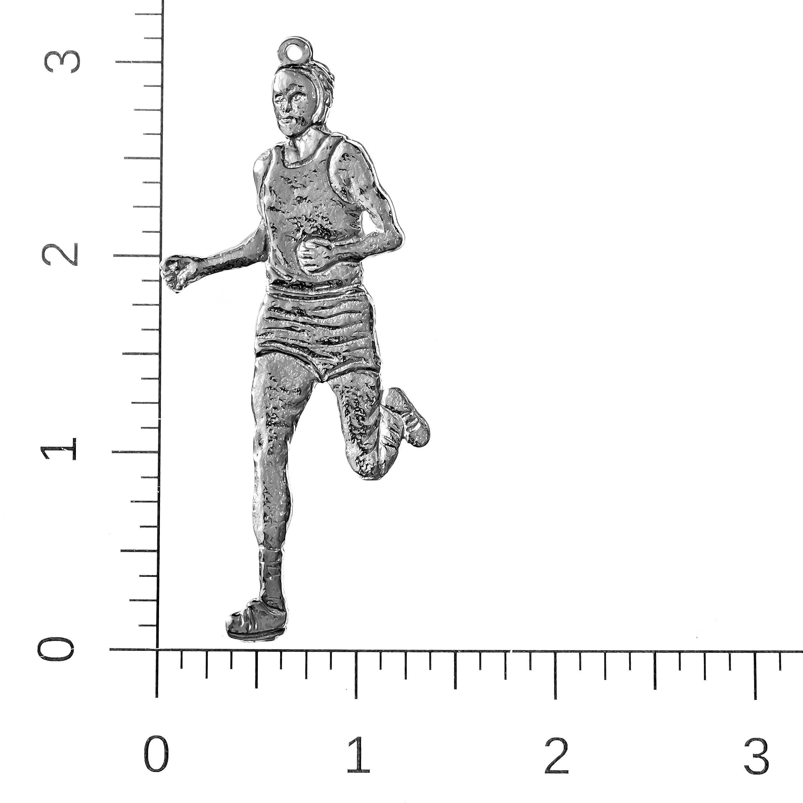 Hand cast pewter ornament House of Morgan Pewter Male Runner
