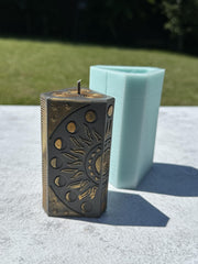 Handmade silicone mold for spiritual candle crafting