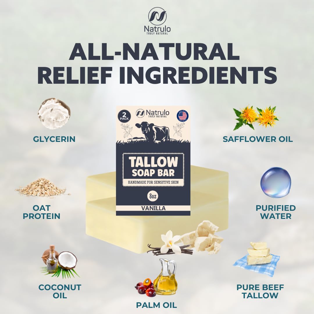 Handmade tallow face cleanser product photo