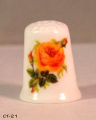 China base thimble designed for thimble and sewing collectors