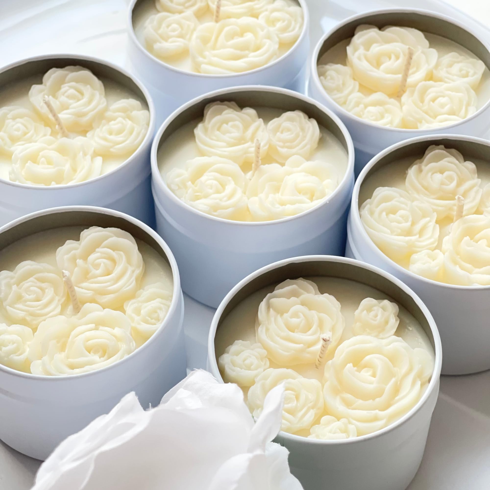 Bridal shower decor candle for wedding favors