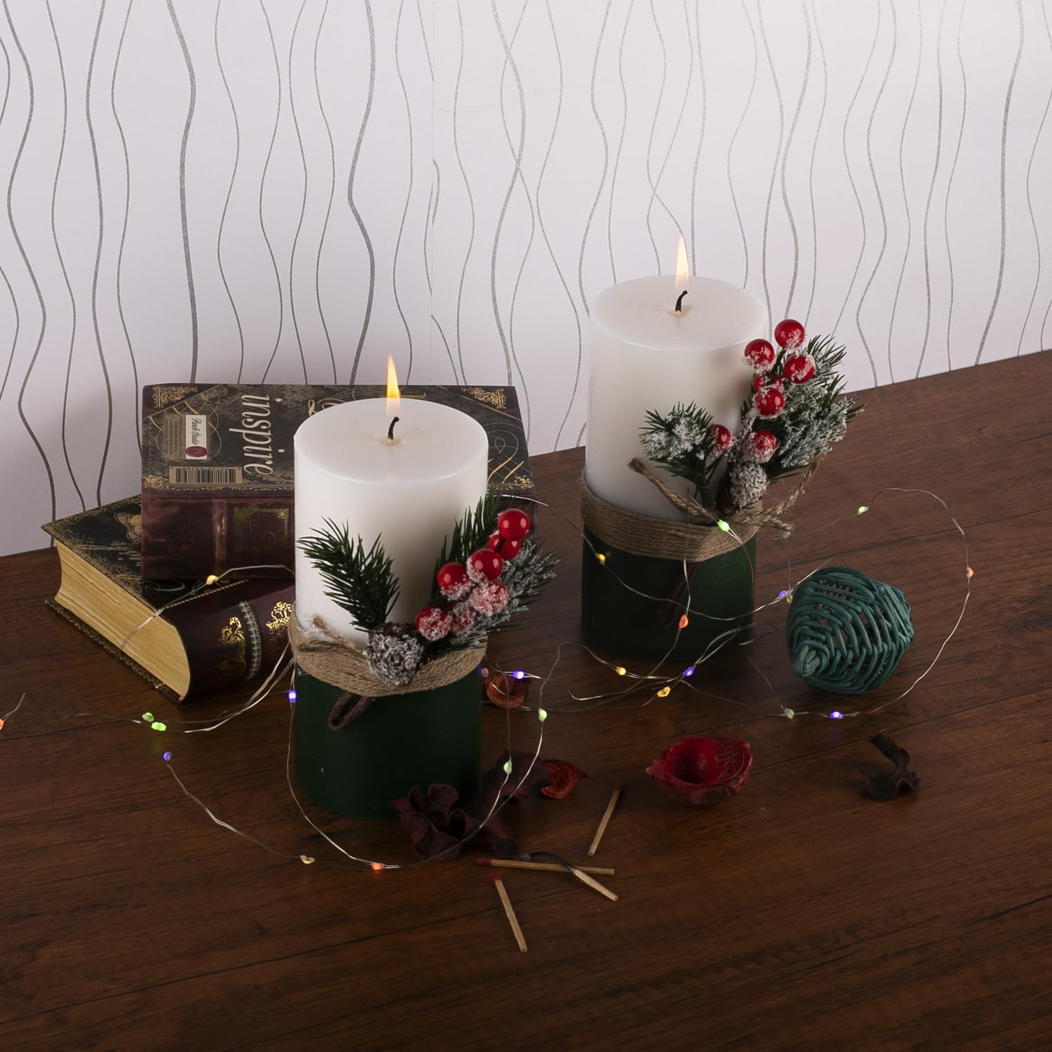 Lead-free cotton wicks in USA handmade candles